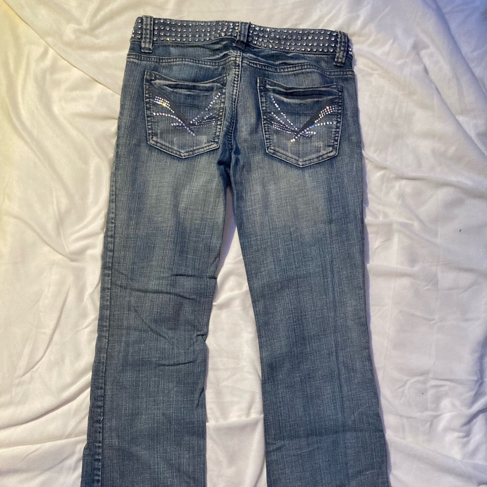River Island Vintage low rise medium wash jeans